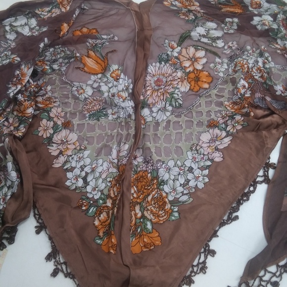 None Accessories - Designer scarf/ wrap NWOT $58 size sm-med +tote